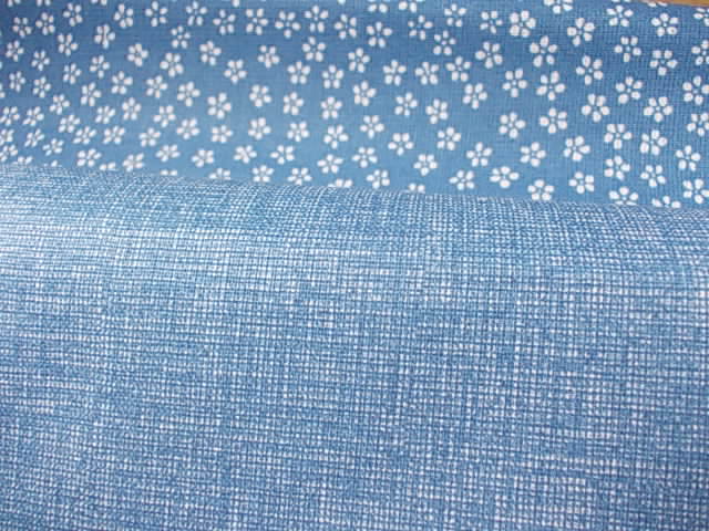 100 % BAVLNA -modrá režná