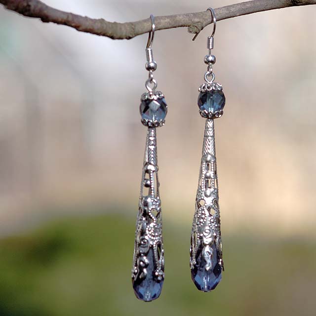 Modrošedé kornouty