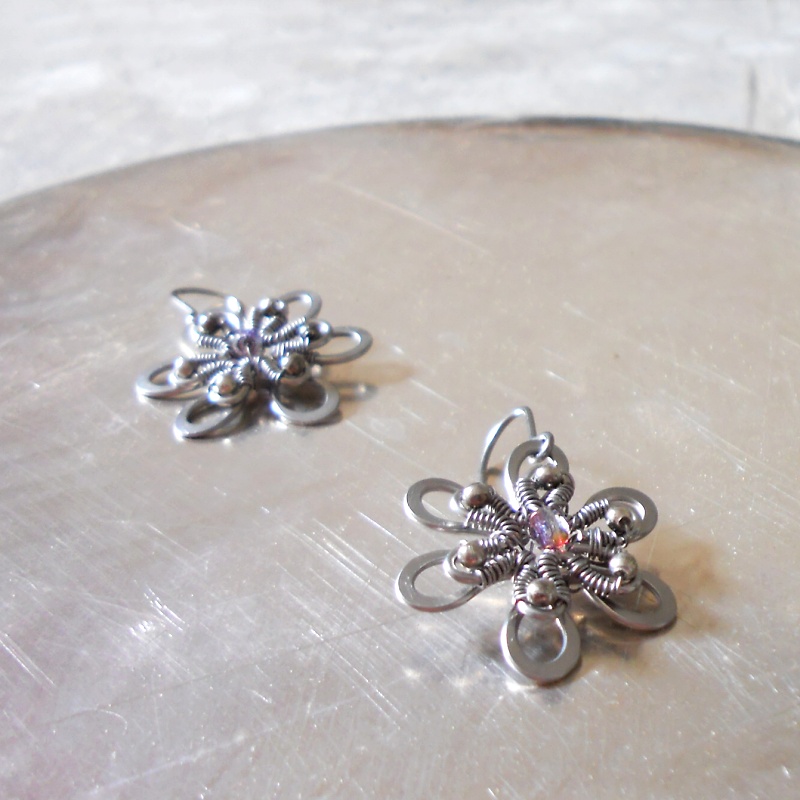 Náušnice Kvítka romantické