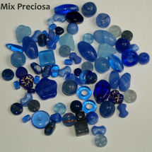 Mix korálků Preciosa modrý M4
