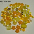 Mix korálků Preciosa žlutý - Ž5