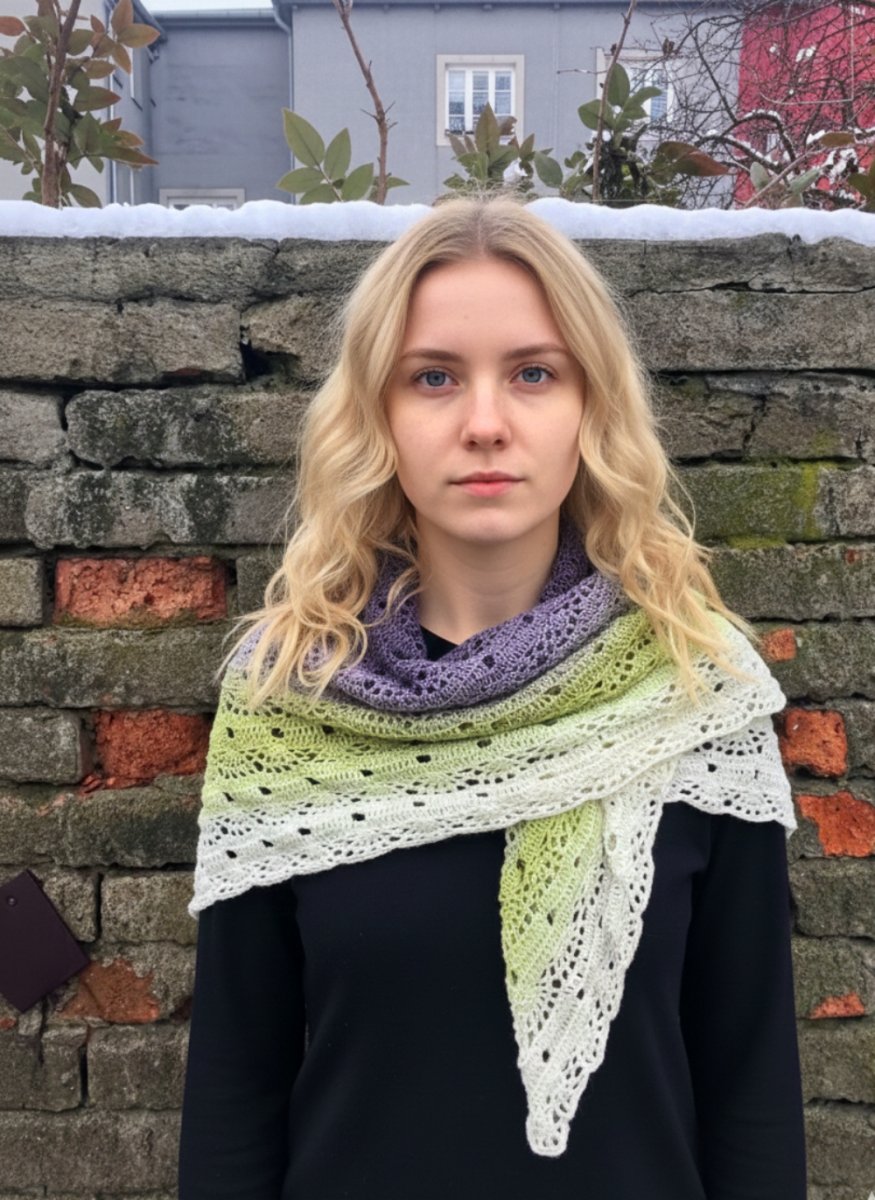 Brčálové zachumlání - háčkovaný pléd