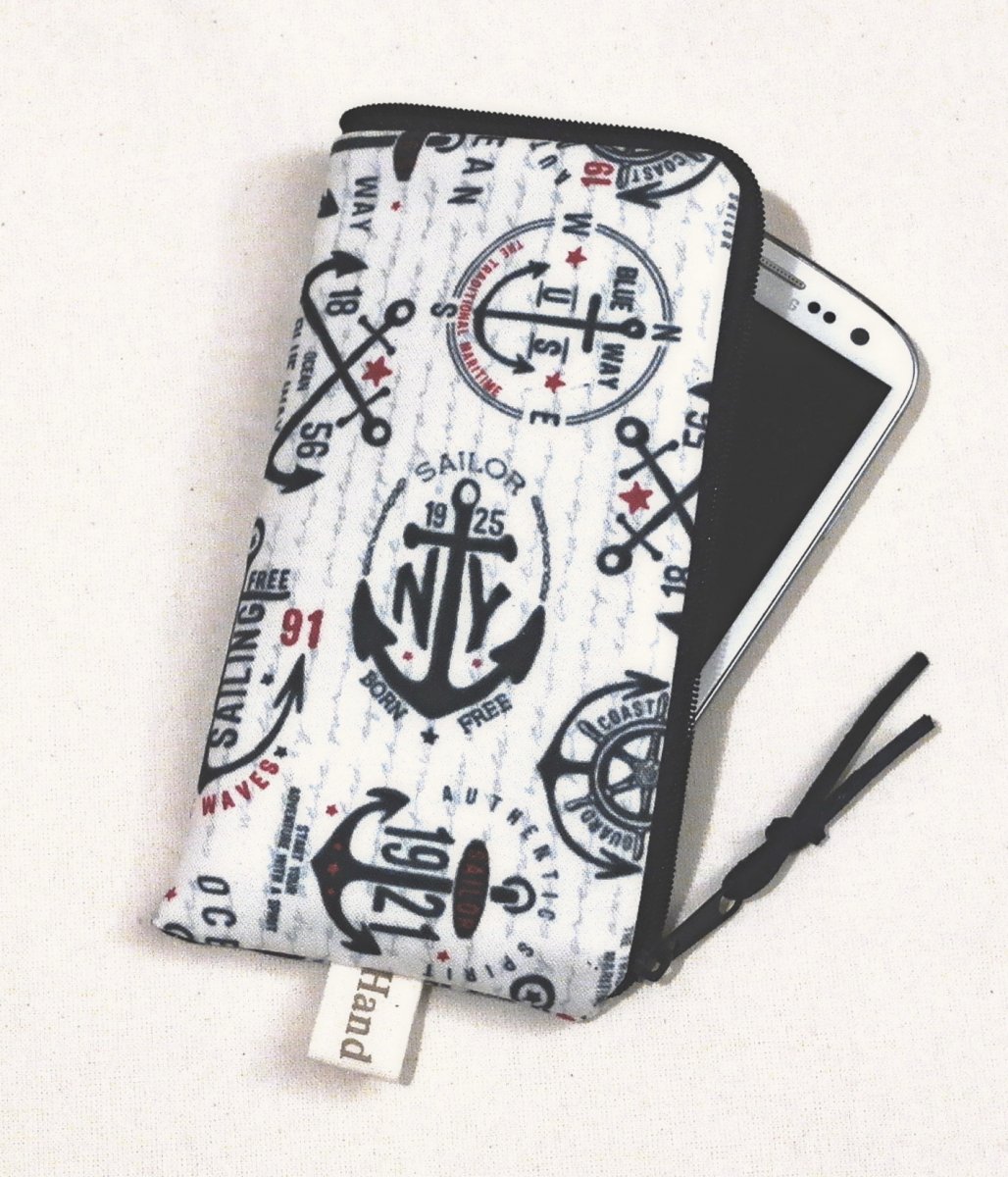 MODRÉ KOTVIČKY  - obal na mobil