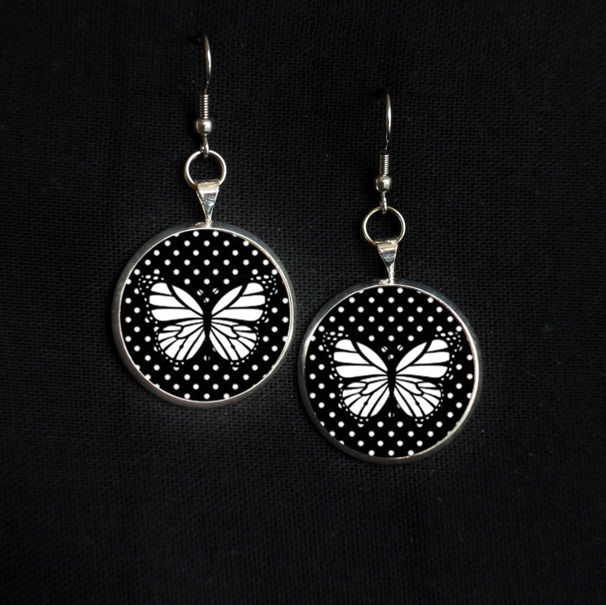 Na křídlech motýlů - náušnice