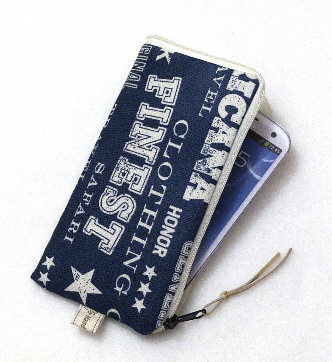 NÁPISY NA MODRÉ  -  obal na mobil