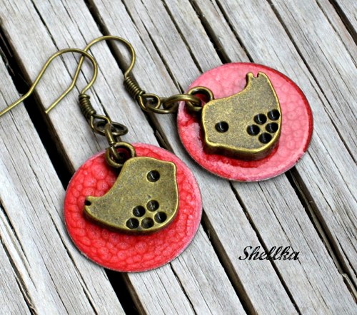 Náušnice ptáčátkové