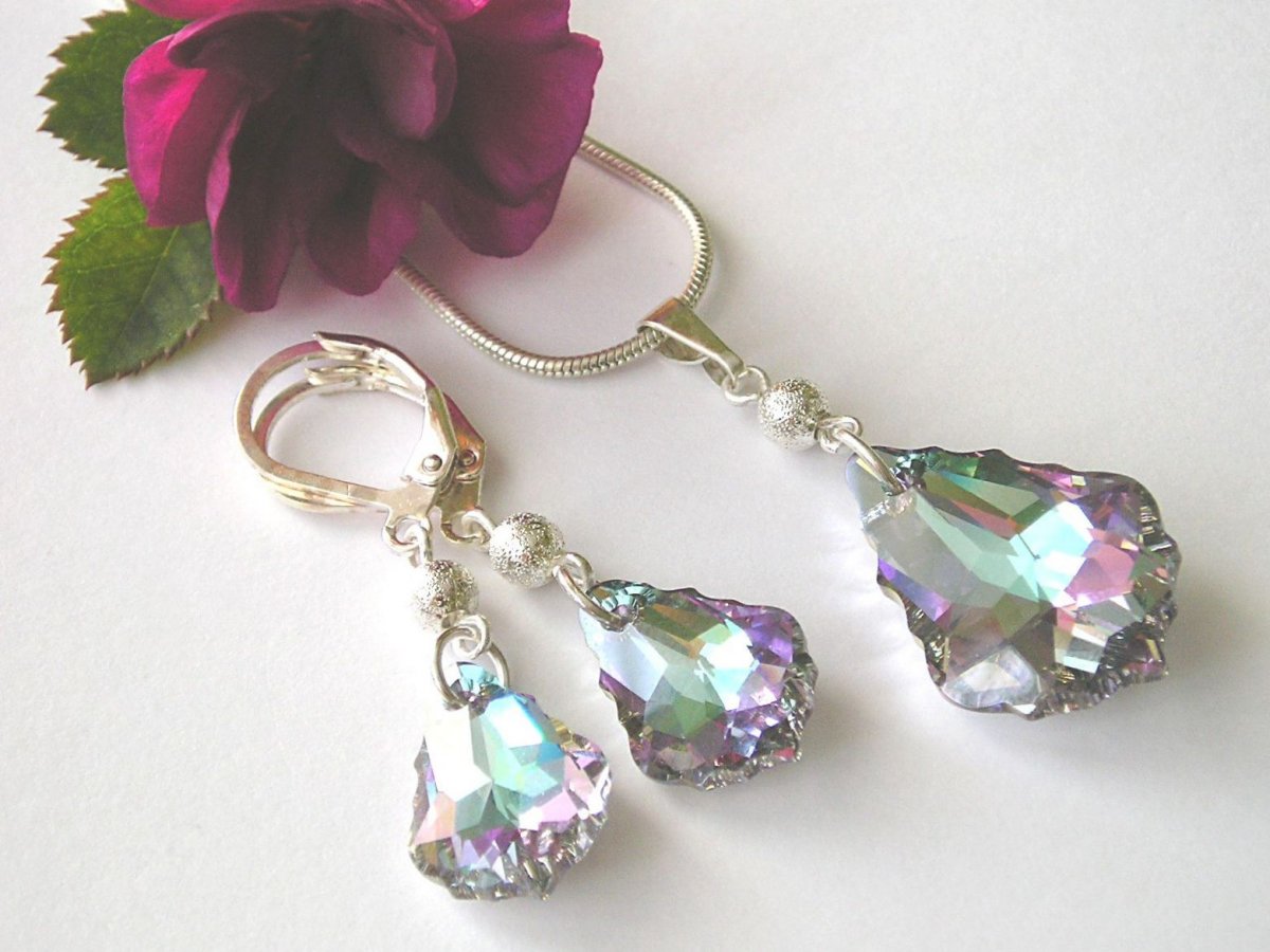 Swarovski sada Baroko Vitrail AB