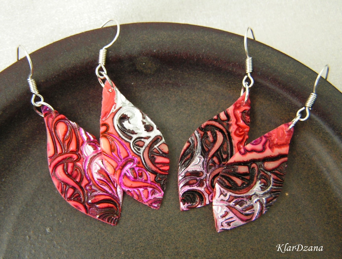 Náušnice Myriade kapky chladné