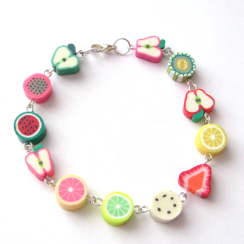 Náramek fimo ovoce