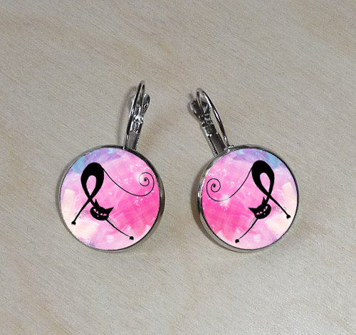 Náušnice z pryskyřice