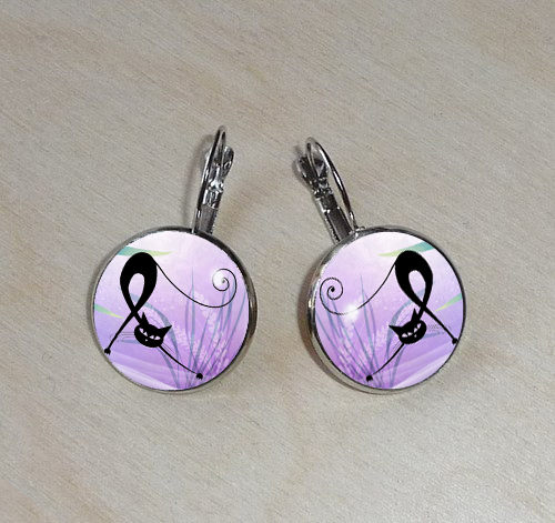 Náušnice z pryskyřice