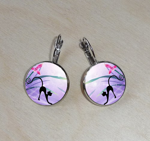 Náušnice z pryskyřice