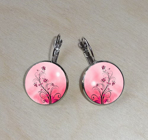 Náušnice z pryskyřice