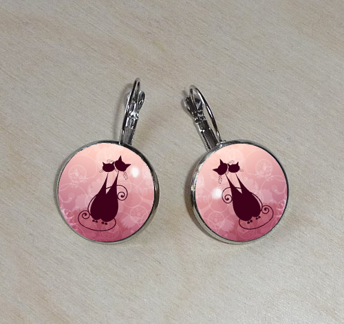 Náušnice z pryskyřice