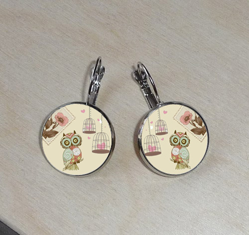 Náušnice z pryskyřice