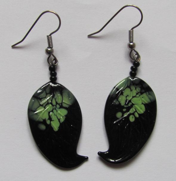 Skleněné náušnice N-36