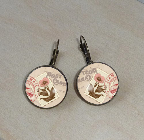 Náušnice z pryskyřice