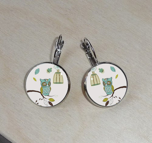 Náušnice z pryskyřice