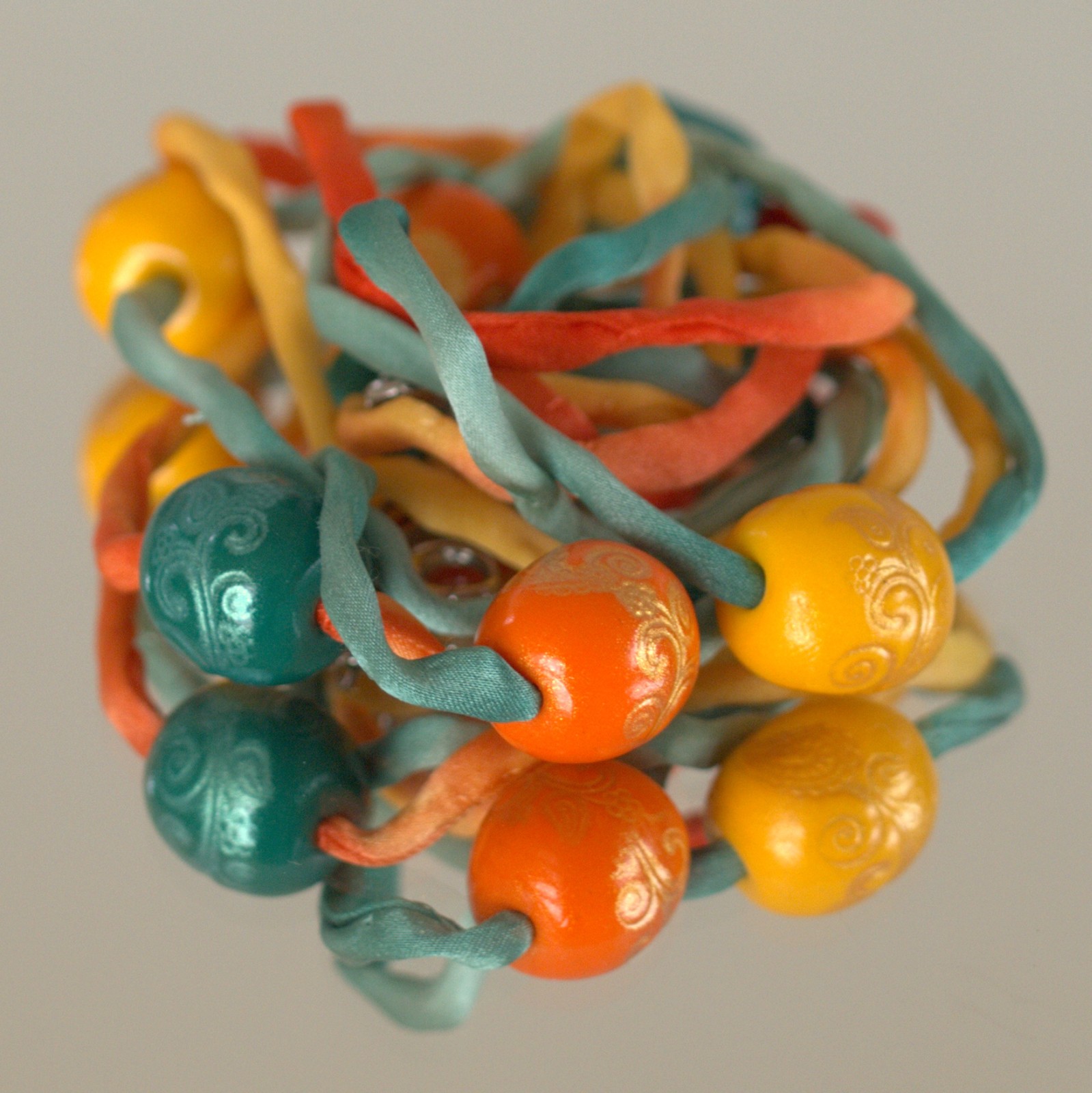 Náhrdelník - Máta s pomerančem