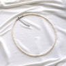 ŘÍČNÍ PERLIČKY 3-4mm*náhrdelník*choker