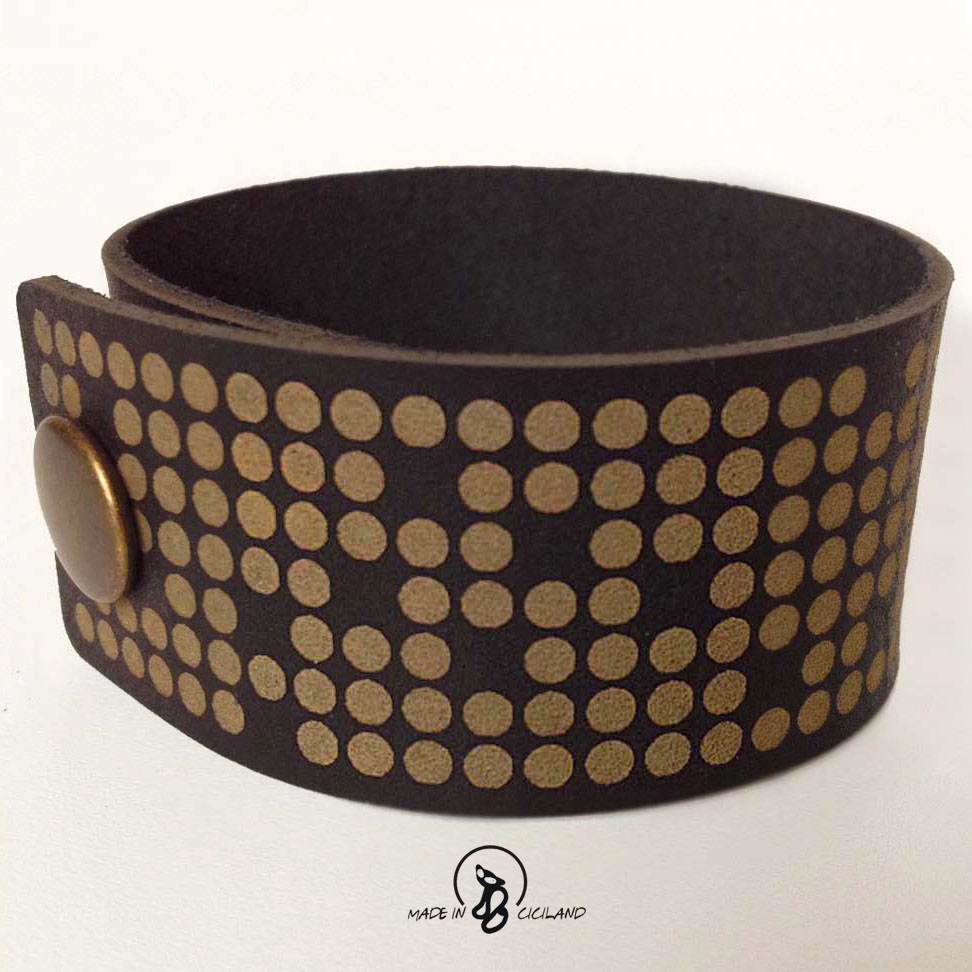 Kožený náramek Matrix