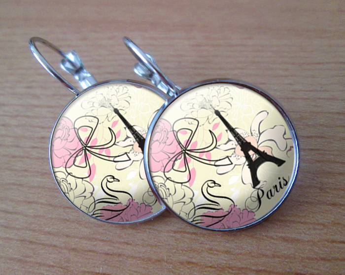 COOL VISACÍ NÁUŠNICE - něžná paříž