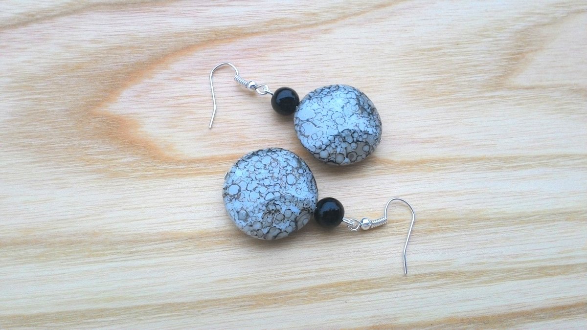 Náušnice do šeda (1134/15)