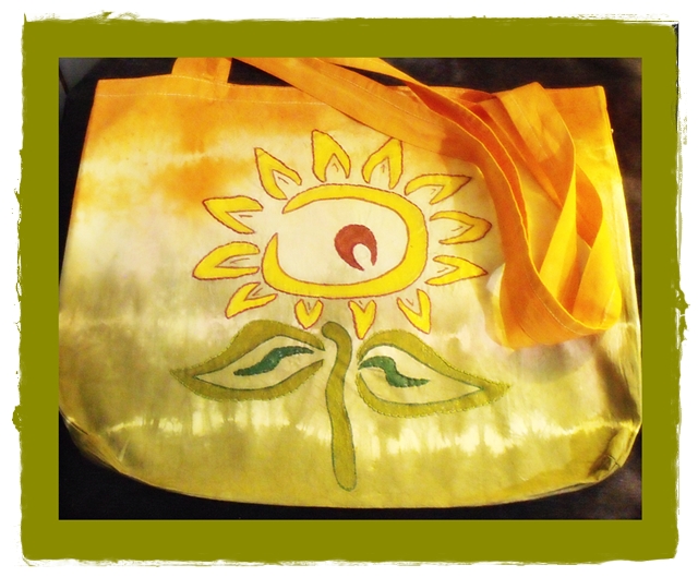 Plážová taška - ty jsi má...slunečnicová ...