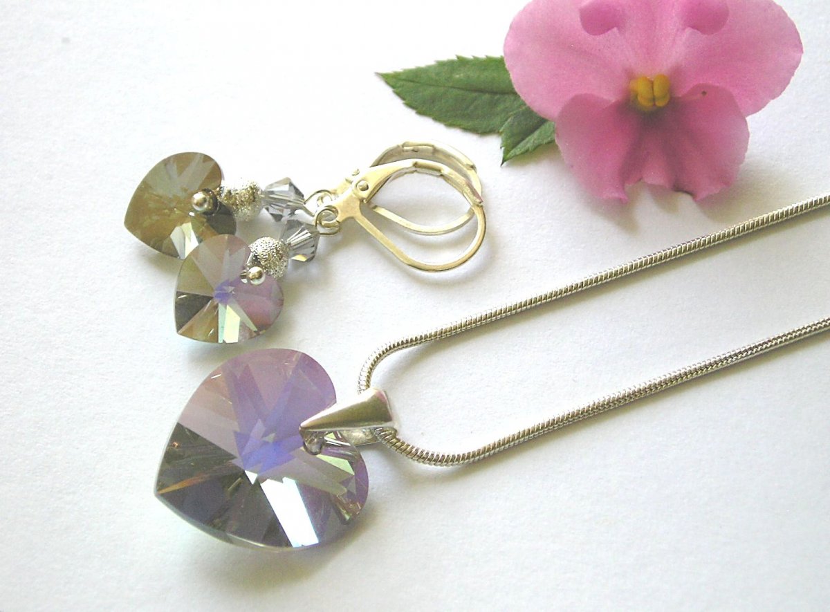 Swarovski sada Black Diamond AB