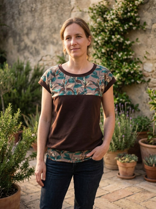 LILIE V ČOKOLÁDĚ (L) - dámské tričko