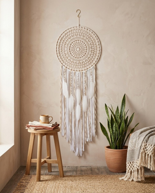 Lapač zlých snů Lesní holubice 40 x 120 cm