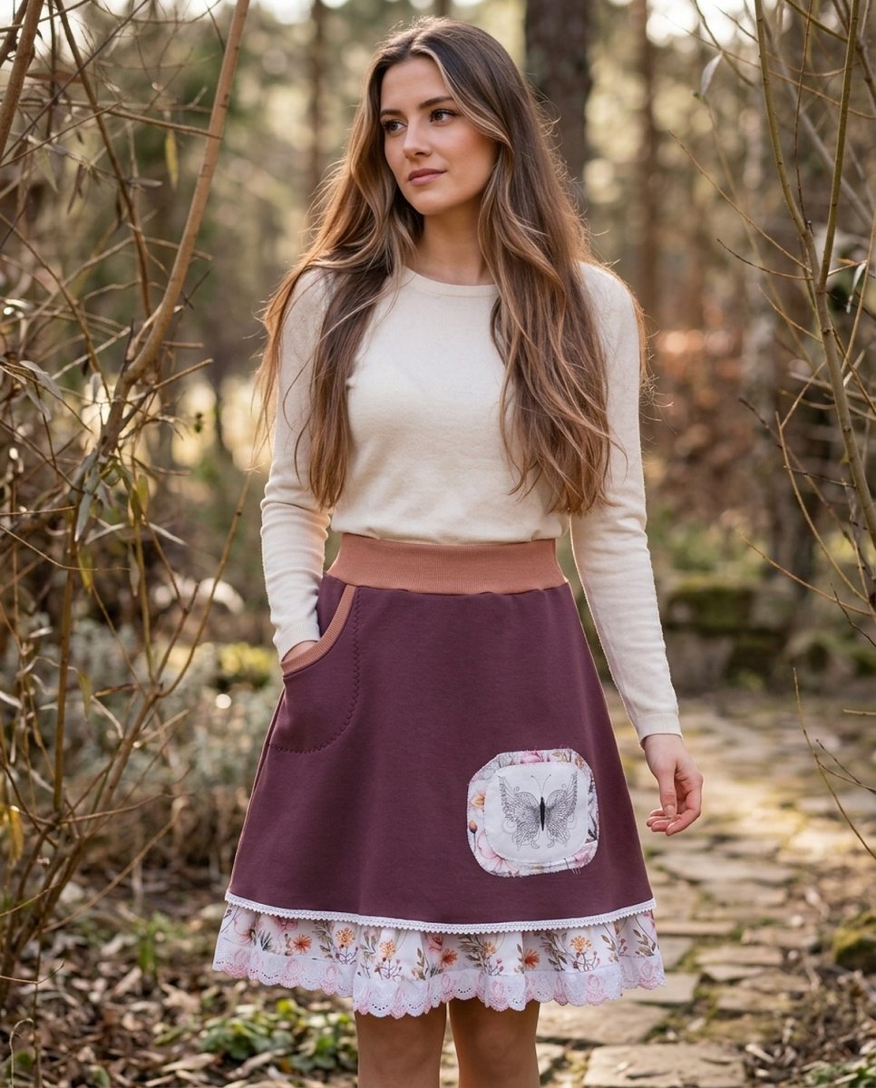 NĚŽNÁ (M/L) - teplá sukně