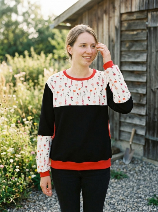 KVĚTINOVÁ (XL/XXL) - dámská mikina