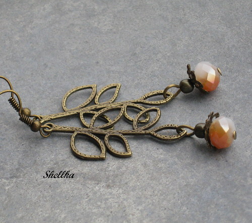 Náušnice s větvičkou