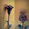 Kovaná růže - rudá