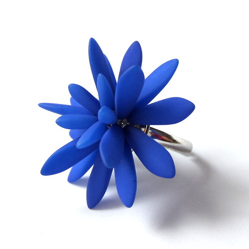 Svítící prsten-tmavě modrý