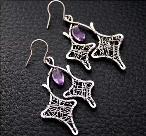 HVĚZDY S AMETYSTY-tepané - hypoalergenní