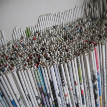 600 kusů dlouhých ruliček na pletení