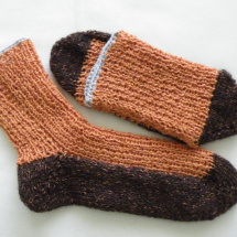 Ručně pletené ponožky velikost 41 - 42