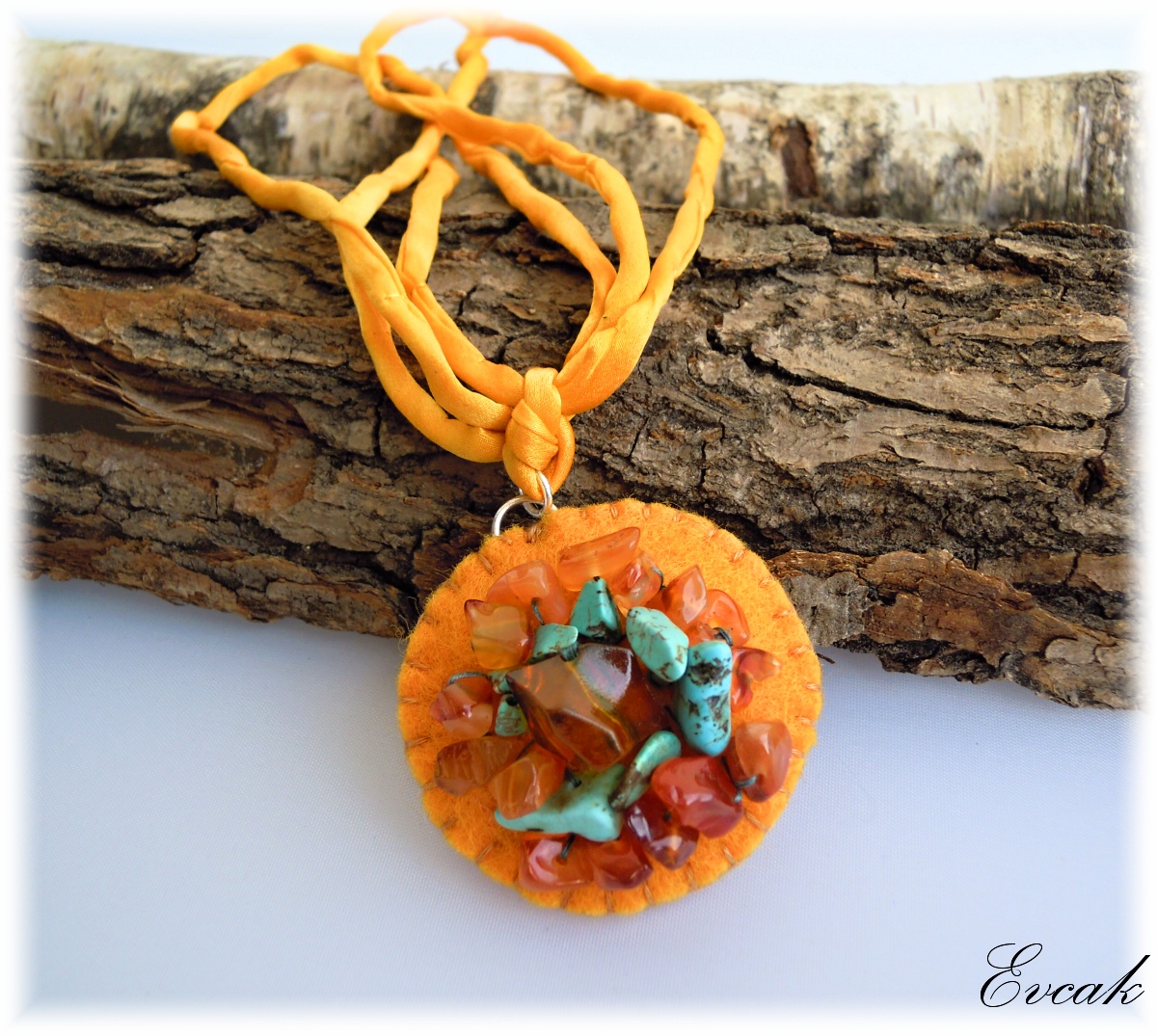 Náhrdelník s karneolem                     