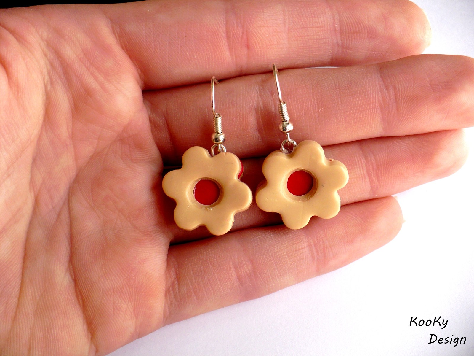 Visací náušnice - linecké bez posypu