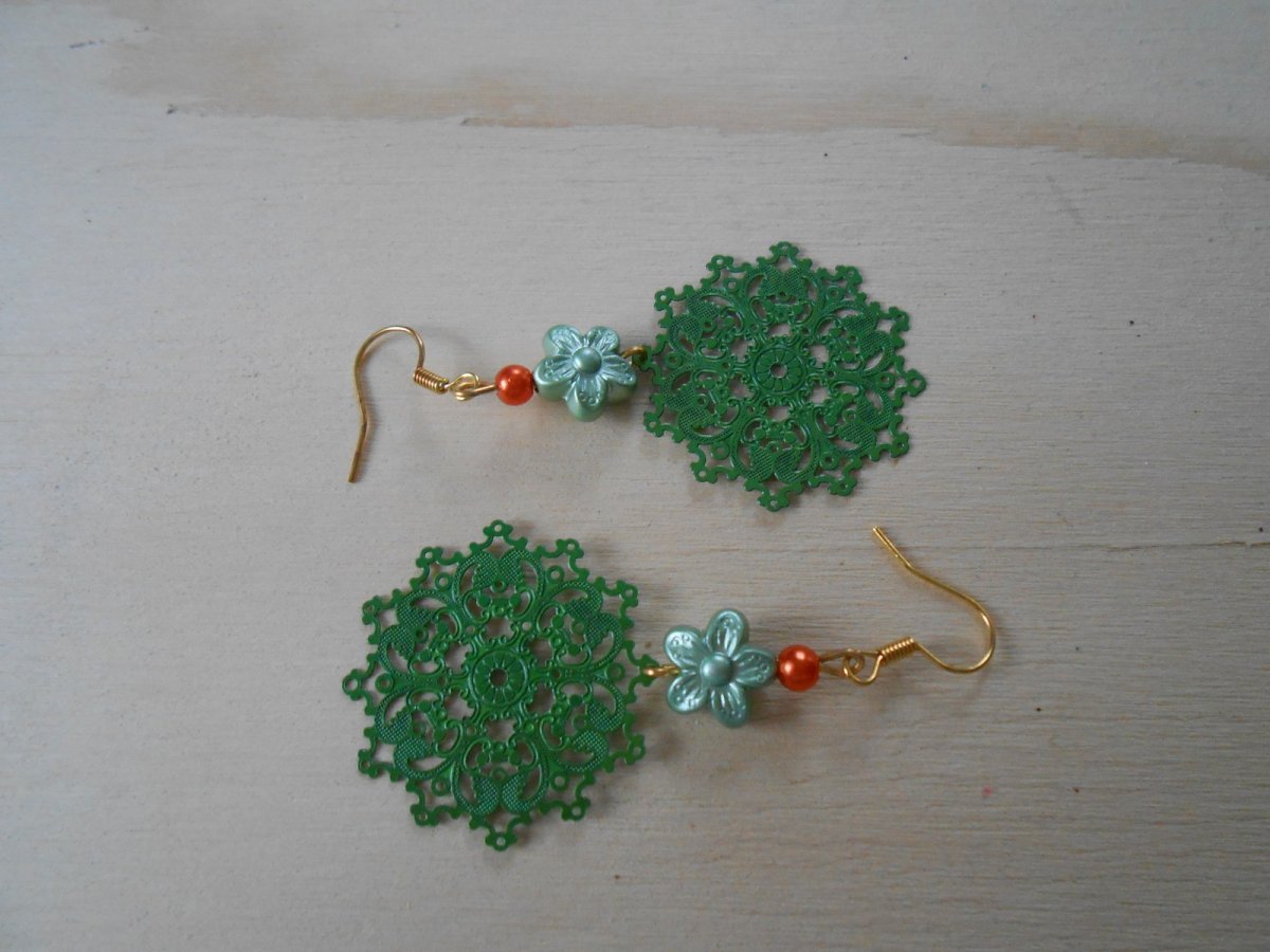 Náušnice zelené (86/15)