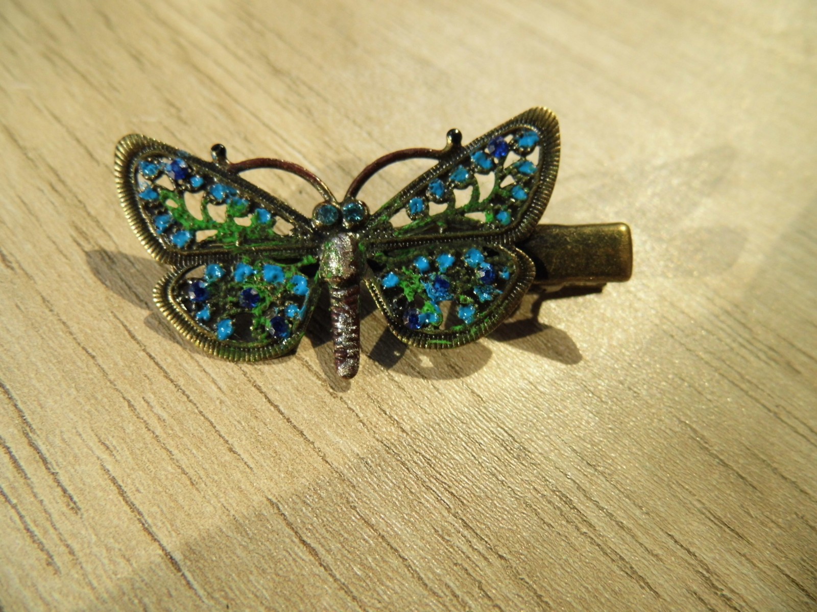 Sponka do vlasů - klip-motýlek