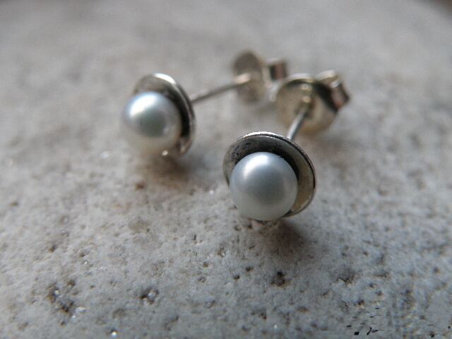 Říční perly ve stříbře