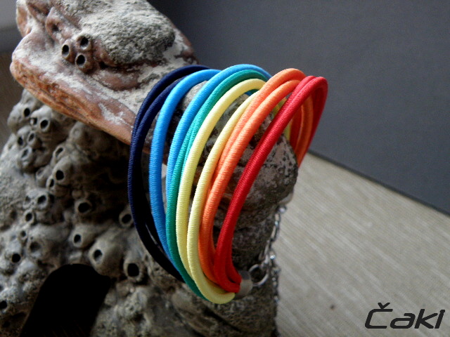 Duhová romance- náramek