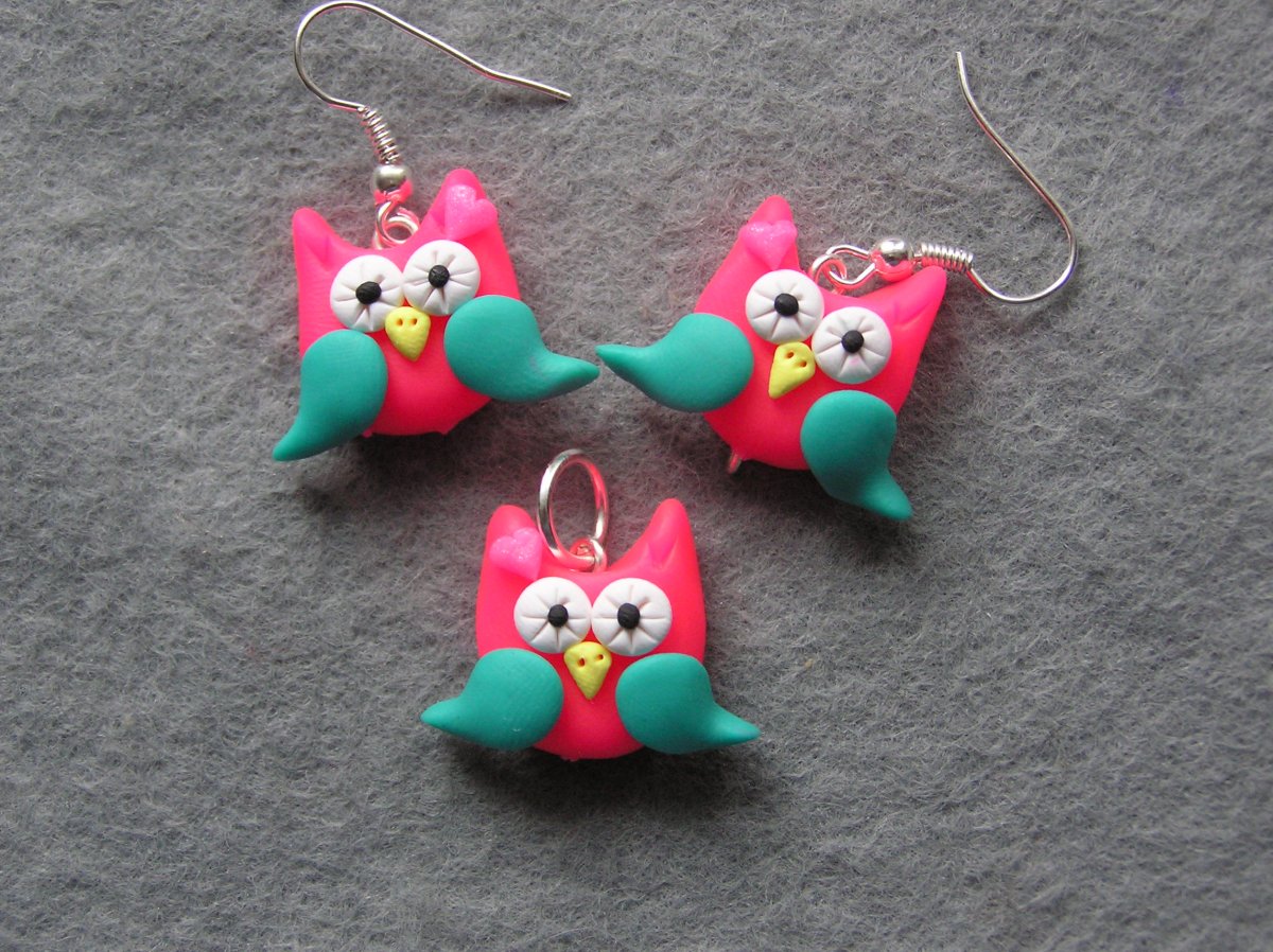 Sada náušnice a přívěsek