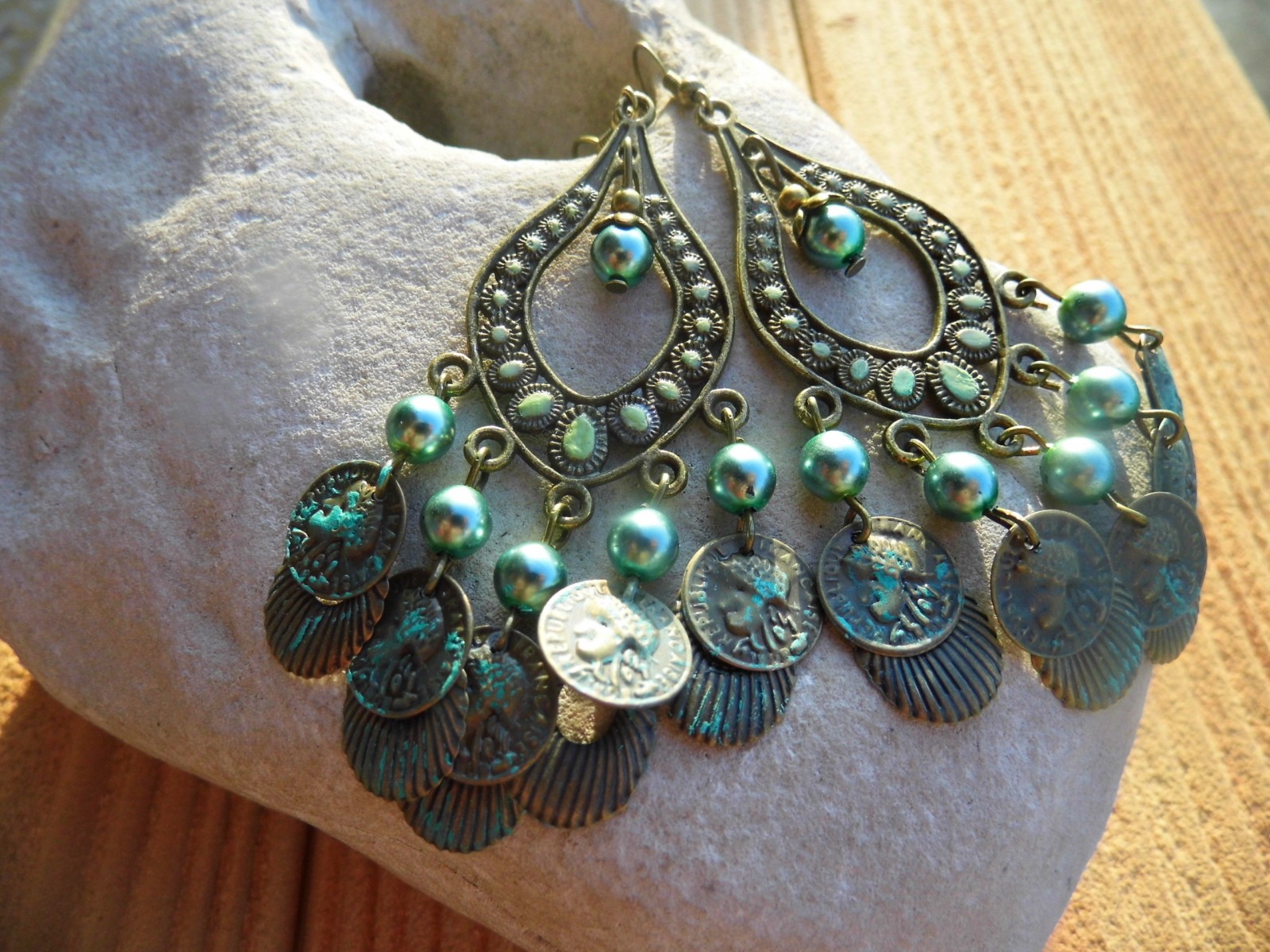 Náušnice ve stylu vintage