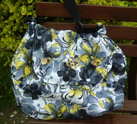 JUMBO bag - Květinová kabela