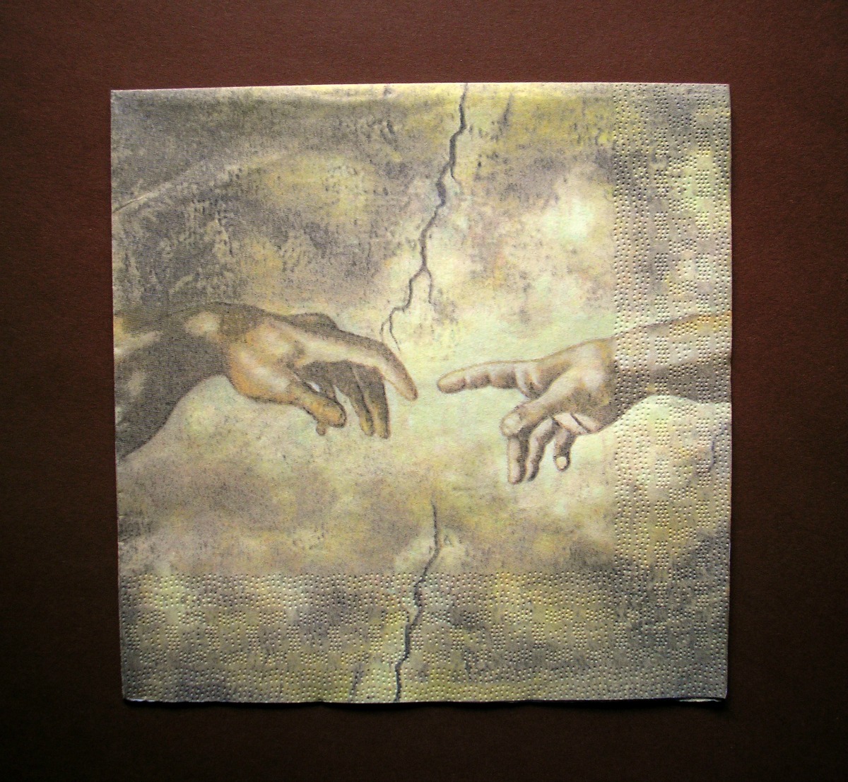 Vintage dotek - ubrousek