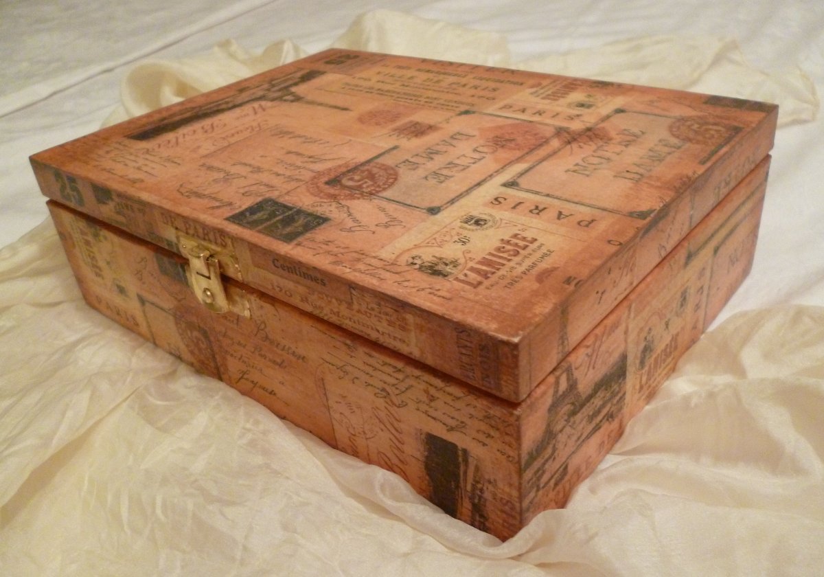 Krabička na čaj Paříž PR2 (6 přihrádek) 